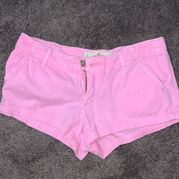 Pink Hollister shorties - Picture 1 of 4